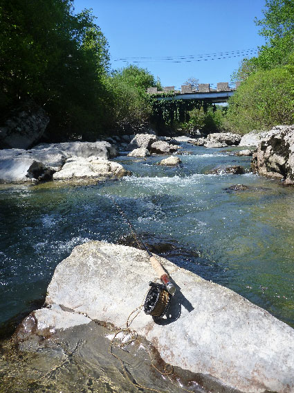 Le Rio Irati au village d'Orbaitzeta